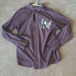 On The BYAS button up